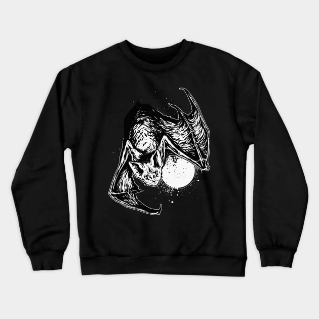 Bat Crewneck Sweatshirt by GoEast